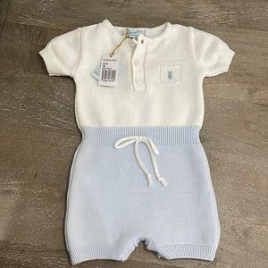 NWT Feldman Brothers Knit Onesie Size 3months